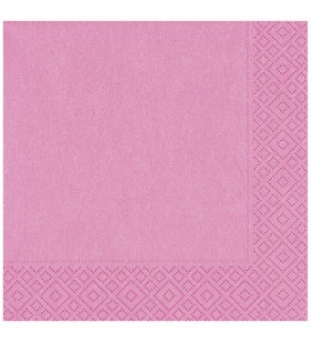 Pembe Kağıt Peçete 33x33 cm 20'li