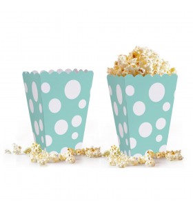 Puantiyeli Mısır Kutusu Su Yeşili 10lu