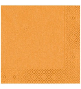 Turuncu Kağıt Peçete 33x33 cm 20'li
