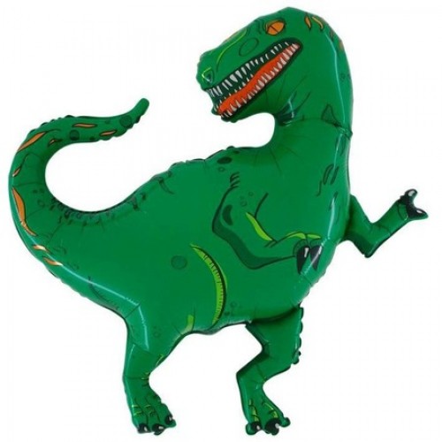 Yeşil Renk Dinozor Supershape Folyo Balon 92 cm
